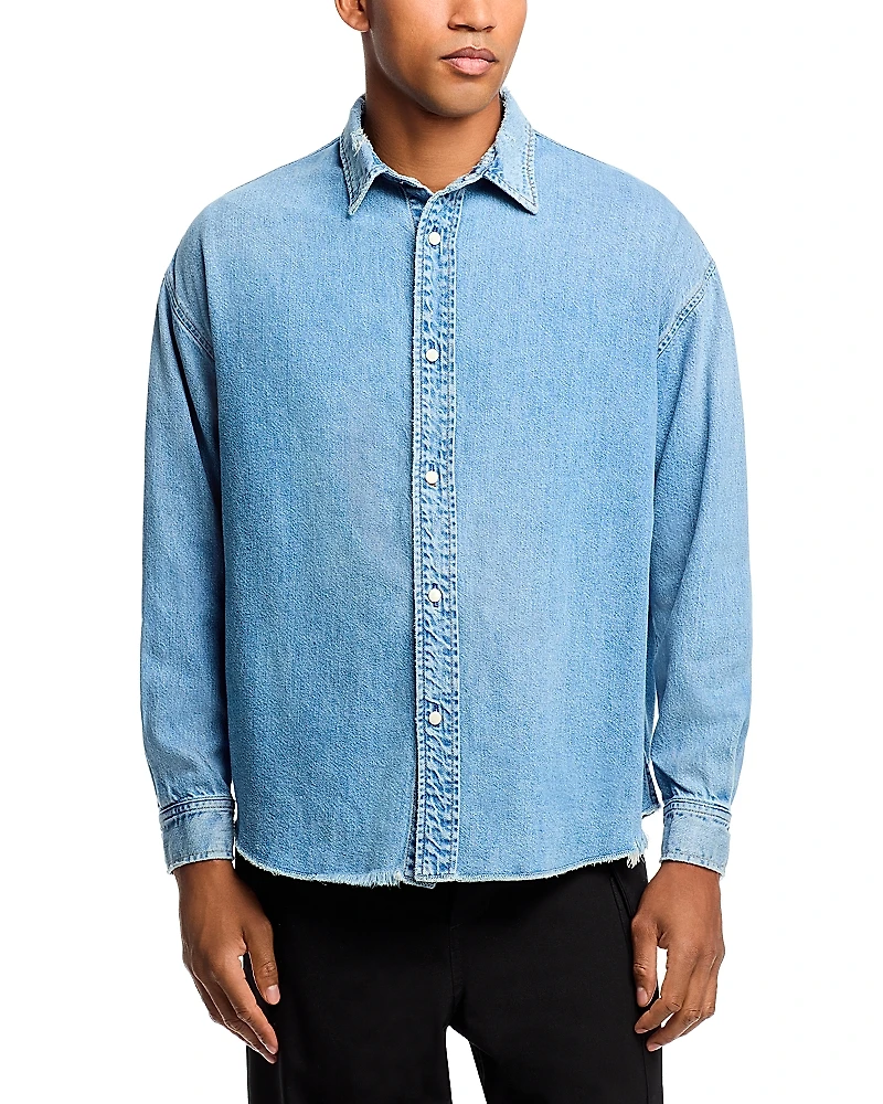 Frame Relaxed Fit Denim Shirt
