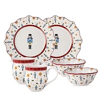 Villeroy & Boch Toy's Delight Nutcracker 6 Piece Breakfast Set, Service for 2