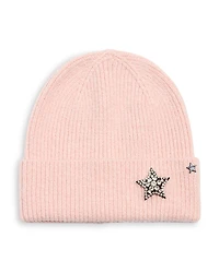 Jocelyn Crystal Star Charm Knit Beanie