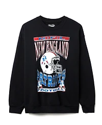 Junk Food Clothing Unisex Nfl New England Patriots Helmet Flea Market Crew Fleece