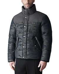 Mackage Everett Technical Camo Quilted Down Jacket