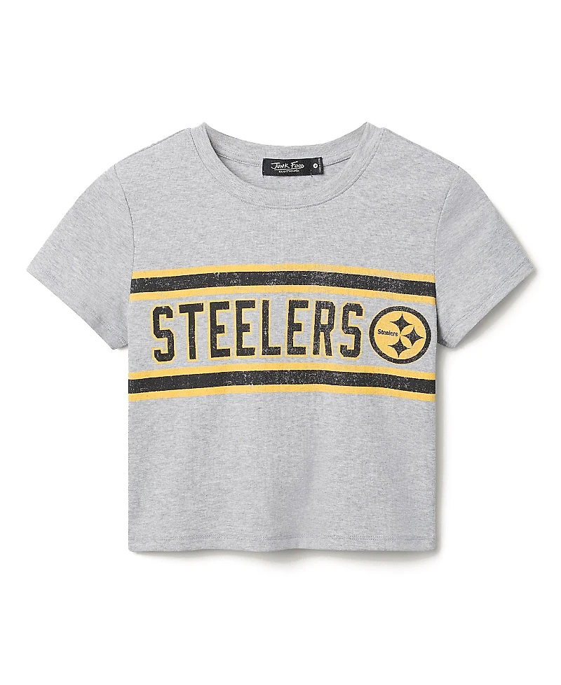 Junk Food Clothing Women's Nfl Pittsburgh Steelers Sideline Baby Tee
