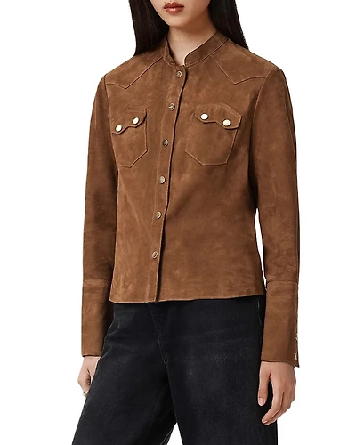 Allsaints Rock Suede Shirt
