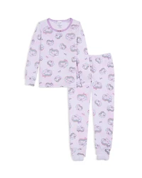 Esme Girls' Long Sleeve Unicorn Pajamas Set - Little Kid