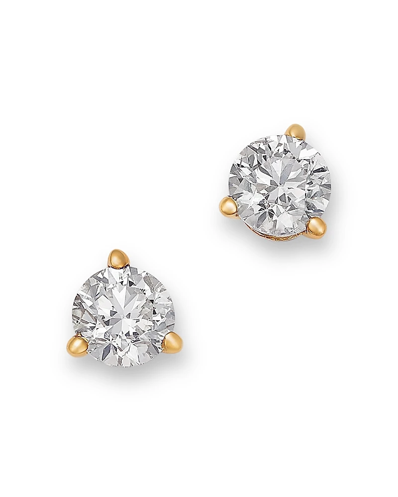 Bloomingdale's Fine Collection Diamond Martini Set Solitaire Stud Earrings