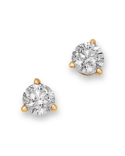 Bloomingdale's Fine Collection Diamond Martini Set Solitaire Stud Earrings