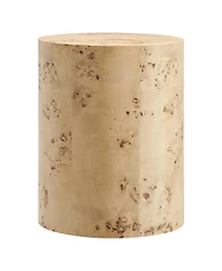 Modway Cosmos 16 Round Burl Wood Side Table