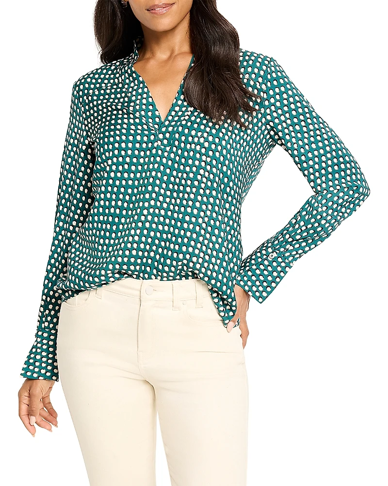 Nic+Zoe Shadow Dot Top