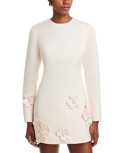 Leo Lin Aliza Long Sleeve Petal Mini Dress
