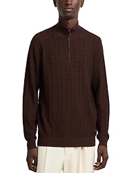 Emporio Armani Knit Quarter Zip Sweater