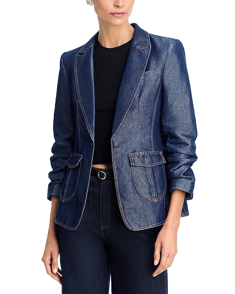 Cinq a Sept Louisa Scrunch Sleeve Jacket