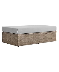 Modway Convene Outdoor Patio Rectangle Ottoman