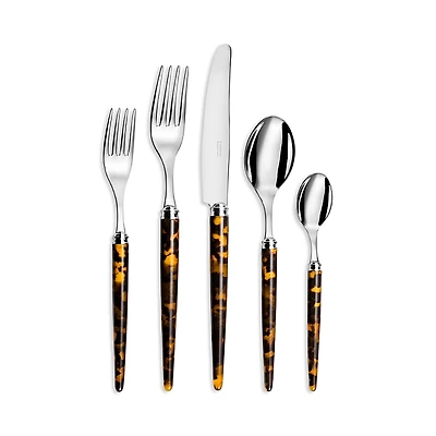 Capdeco Tang 5 Piece Tortoise Place Setting