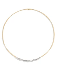 Marco Bicego 18K Yellow Gold Marrakech Diamond Graduated Cluster Collar Necklace, 16.5