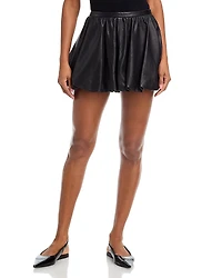 Frame The Leather Bubble Skirt
