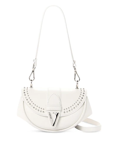 Versace Virtus Small Leather Shoulder Bag