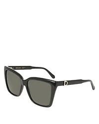 Ferragamo Solid Square Sunglasses