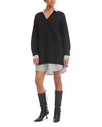 Fifteen Twenty Carrie Mixed Media Dress