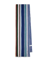 Paul Smith Twisted Striped Merino Wool Scarf