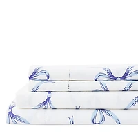 Bedford Lane Crisp Bows Percale Sheet Set