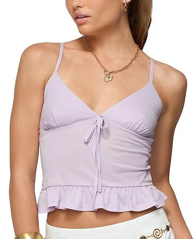 Edikted Martie Peplum Tank Top