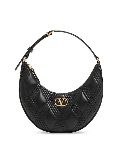 Valentino Garavani Quiltie 67 Mini Hobo Shoulder Bag