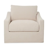 American Leather Doran Swivel Chair