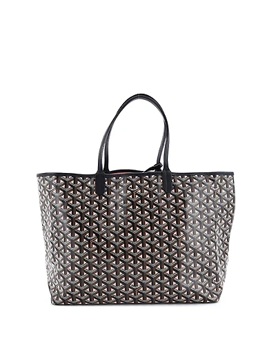 Pre-Owned Goyard Pm Saint Louis Tote Claire Voie Coated Canvas