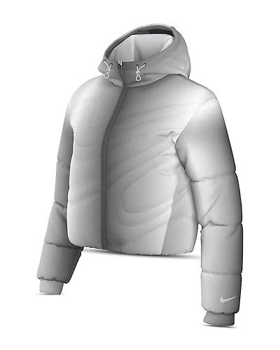 Nike Sportswear Therma Fit Metallic Swoosh Puffer Jacket