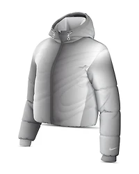 Nike Sportswear Therma Fit Metallic Swoosh Puffer Jacket