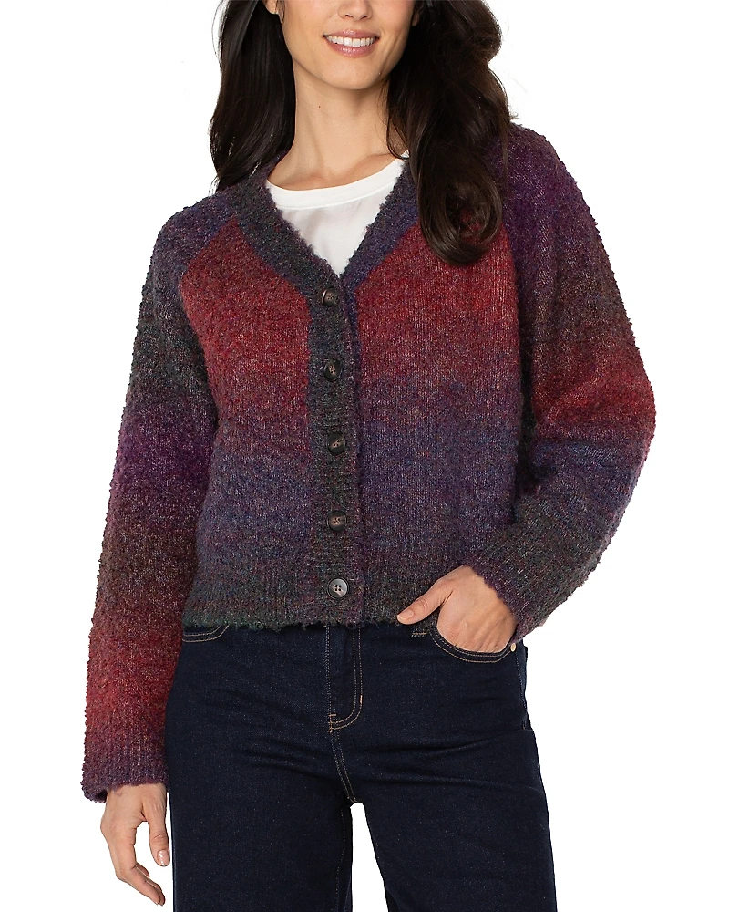 Liverpool Los Angeles Ombre V Neck Cardigan