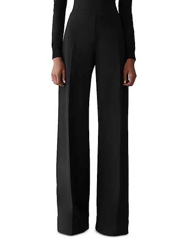 Carolina Herrera Diane Wool Blend Wide Leg Pants