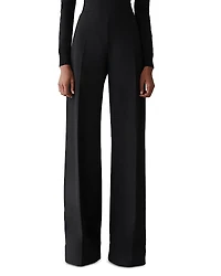 Carolina Herrera Diane Wool Blend Wide Leg Pants