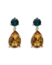Ted Baker Yellow & Blue Crystal Drop Earrings