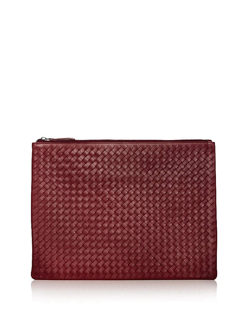 Dragon Diffusion Interlaced Leather Pochette