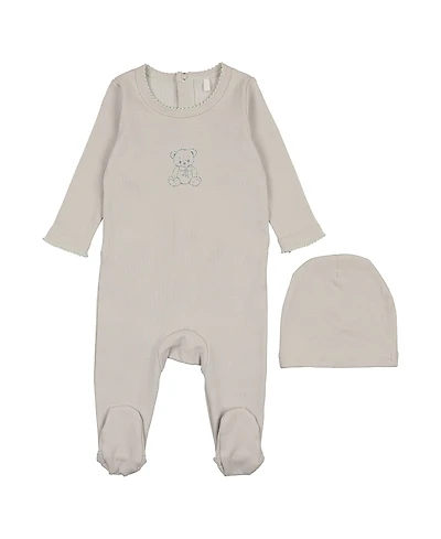 Pouf Unisex Vintage Bear Footie - Baby