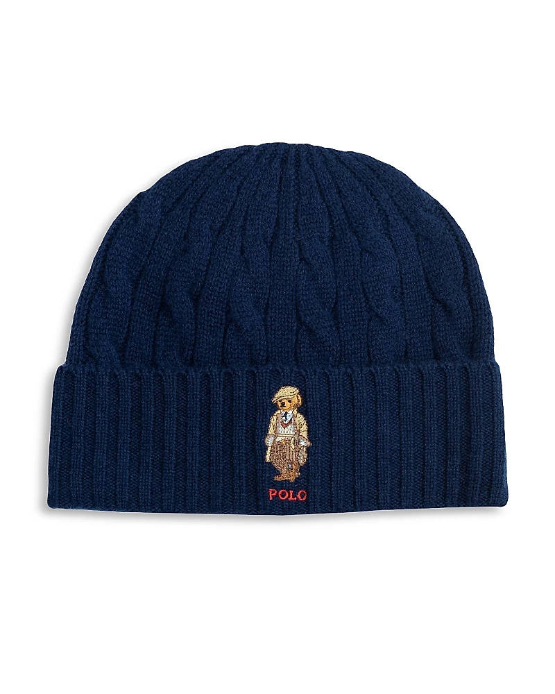 Polo Ralph Lauren Charles Bear Cable Beanie