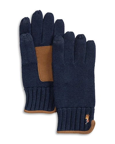 Polo Ralph Lauren Suede Trim Touch Gloves
