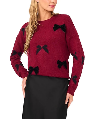 CeCe Bow Detail Sweater