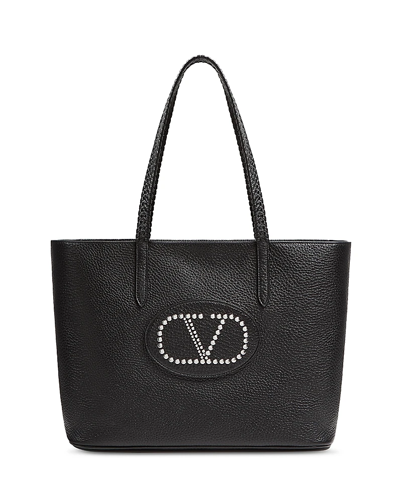 Valentino Garavani Avec Toi Rivet VLogo Tote Bag