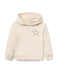 Janie and Jack Boys' Cowboy Hooded Sweatshirt - Little Kid, Big Kid