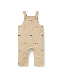 Janie and Jack Boys' Baby Striped Race Car Romper