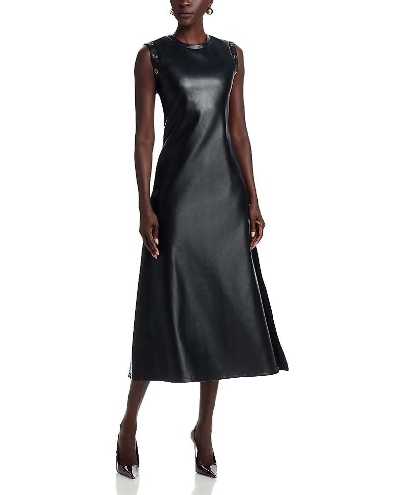 Area Stars Zera Faux Leather Dress