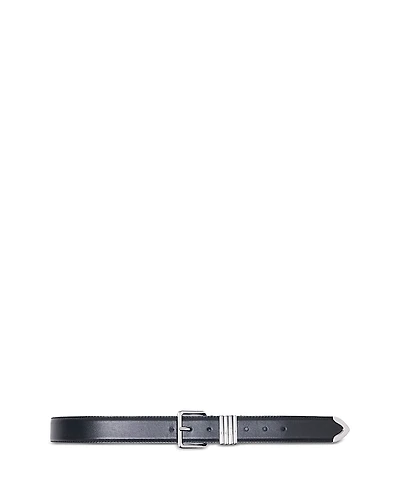 Maje Women's Smooth Leather Belt