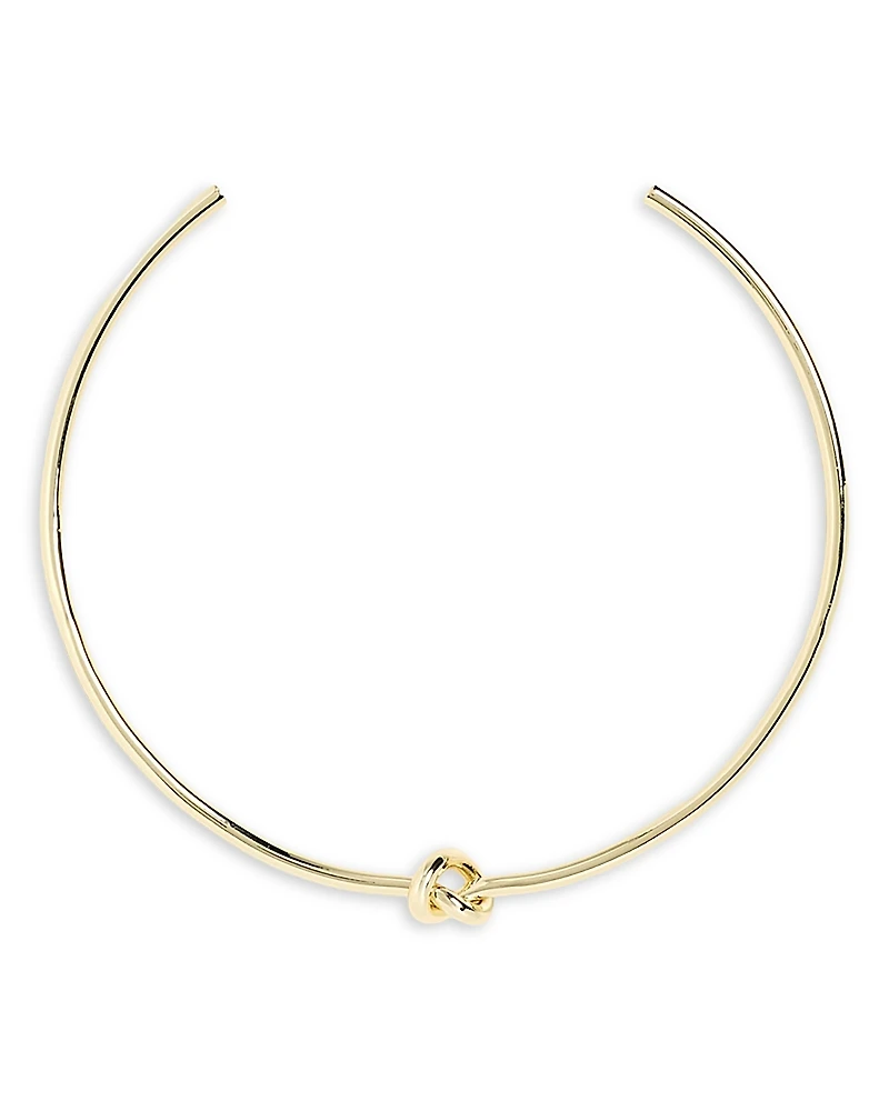 Shashi Knotted Structured Collar Necklace, 4.75