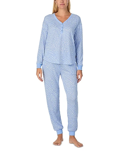 kate spade new york Printed Long Pajama Set