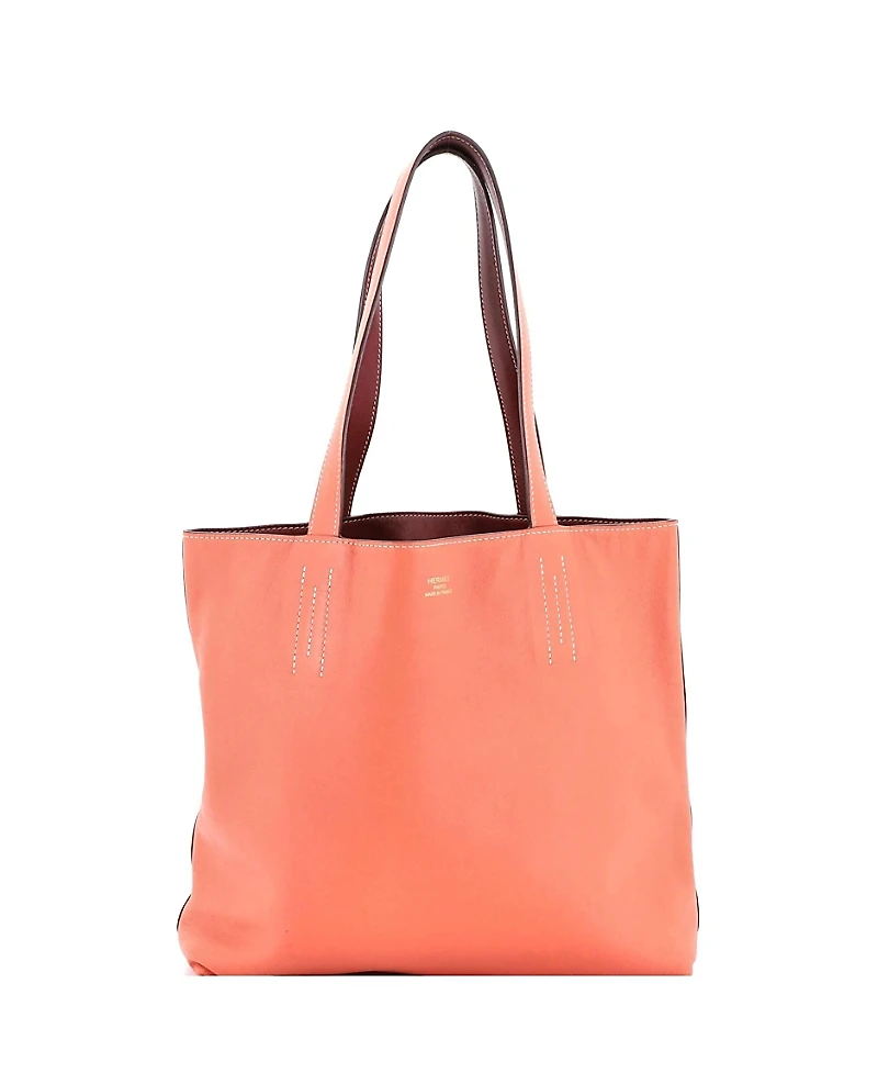 Pre-Owned Hermes 36 Double Sens Tote Veau Sikkim