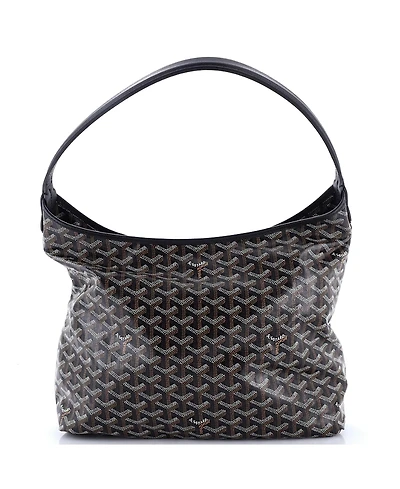 Pre-Owned Goyard Boheme Hobo Printed Coated Canvas