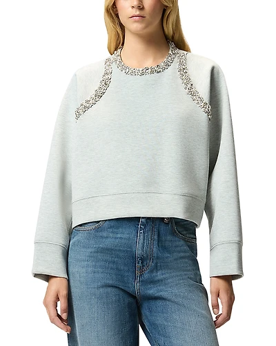 Pinko Minestra Embellished Crewneck Sweater