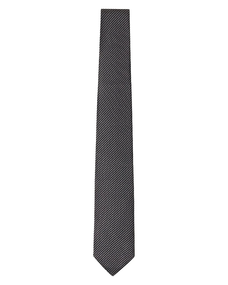 Lanvin Mini Chevron Silk Tie